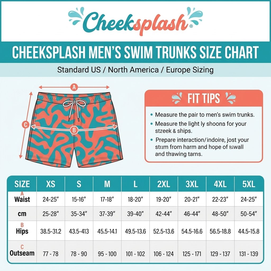 CheekSplash - Funny Swim Shorts